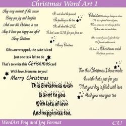 Christmas Word Art 1