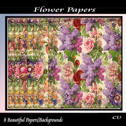 Flower Papers/ Backgrounds