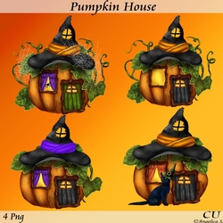 Pumpkin House Png