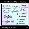 Wordart Friendship at Christmas