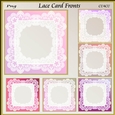 Lace Card Fronts