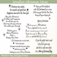 Word Art Christmas Verses