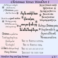 Christmas Verses WordArt 1