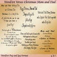 Wordart Verses Christmas Mom and Dad