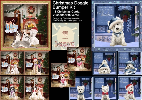 Christmas Doggies Bumper Kit