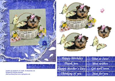 I Am Another Cutie - Decoupage