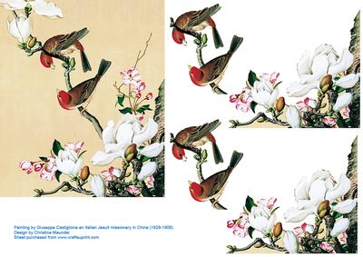 Oriental Birds and Flowers - Qing Dynasty