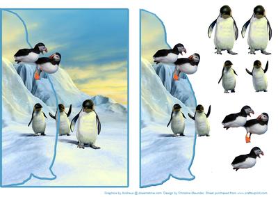 Happy Feet - Penguin Envelop Card