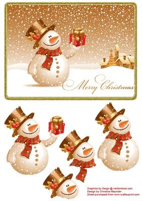Merry Christmas Snowman