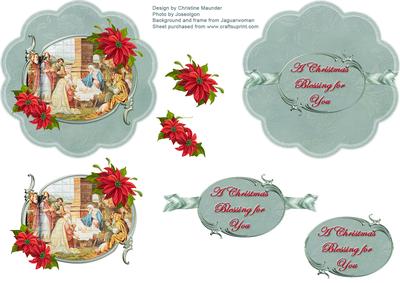 Cd Christmas Decoration - Christmas Blessing
