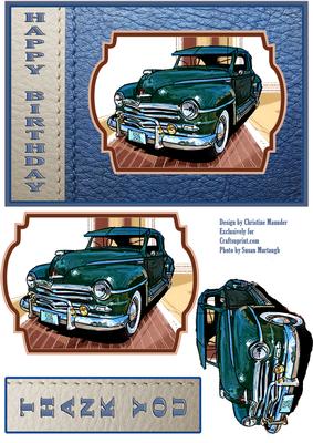 Leather Bound Car Card
