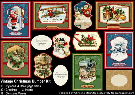 Vintage Christmas Bumper Kit
