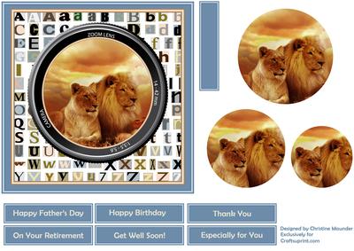 Through the Lens - Lion and Lioness