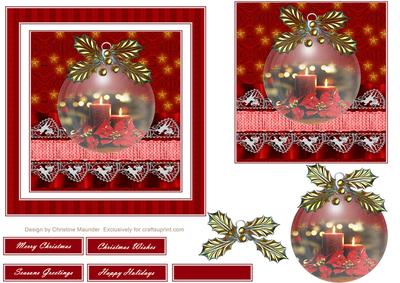 Christmas Bauble Candles