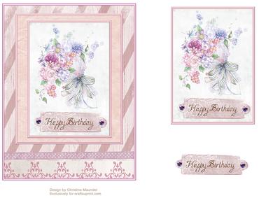 Happy Birthday - Floral