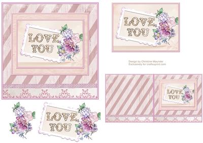 Love You - Floral