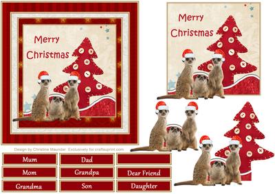Christmas Tree and Meerkats