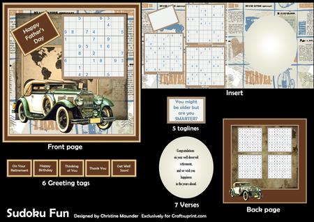 Sudoku Fun - Vintage Car