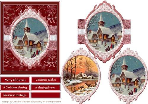 2 in 1 Christmas Scenes