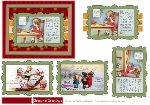 3 in 1 Christmas - Vintage Children 2