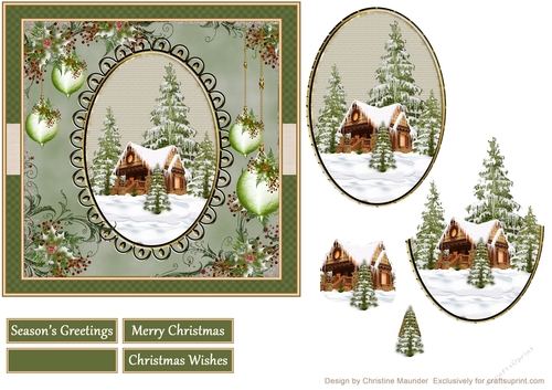 Christmas Winter Scene