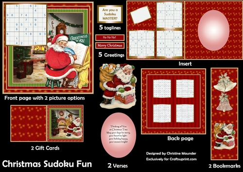Christmas Sudoku Fun - Santa