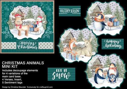 Christmas Animals Mini Kit