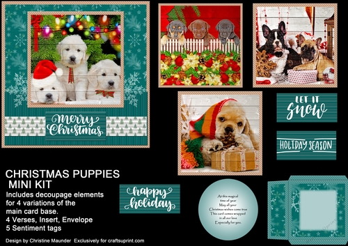 Christmas Puppies Mini Kit