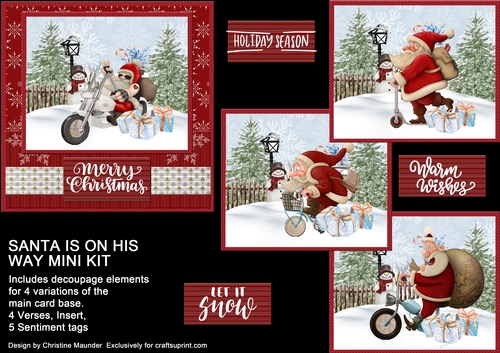Santa is on his way