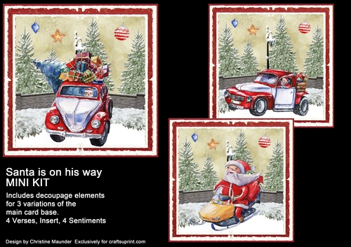 Santa is on his way Mini Kit