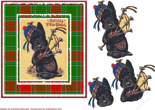 Scotty Bagpipes Christmas 
