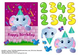 Happy Elephant Pink