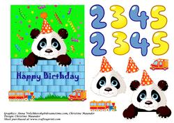 Happy Panda Blue