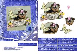 I Am Another Cutie - Decoupage