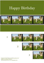 Golf Swing - Happy Birthday