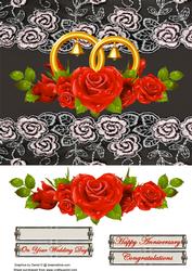 Red Roses, Rings and Lace