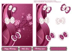 Butterflies and Cherry Blossom
