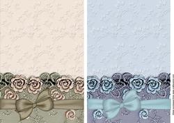 Floral Lace Backing Sheets