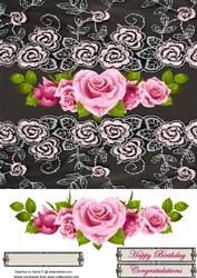 Pink Roses and Lace