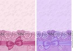 Lace and Flowers Backing Sheets