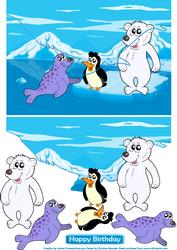 Fun in the Ice - Envelope Card