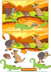 Fun in the Outback - Envelope Card