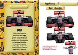 Dad - Grand Prix - Decoupage