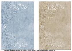Embroidery Flowers Backing Sheets