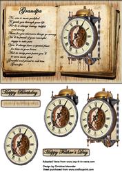 Vintage Clock - Grandpa