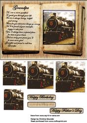 Vintage - Train - Grandpa