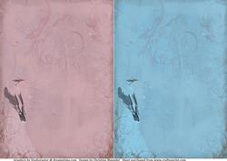 Vintage Bird Backing Sheets