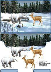 Friends in Winterland Envelope Card