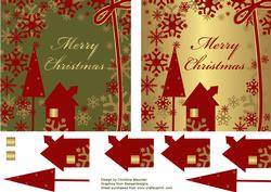 Merry Christmas - Decoupage