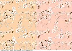 Japanese Floral Backing Sheets